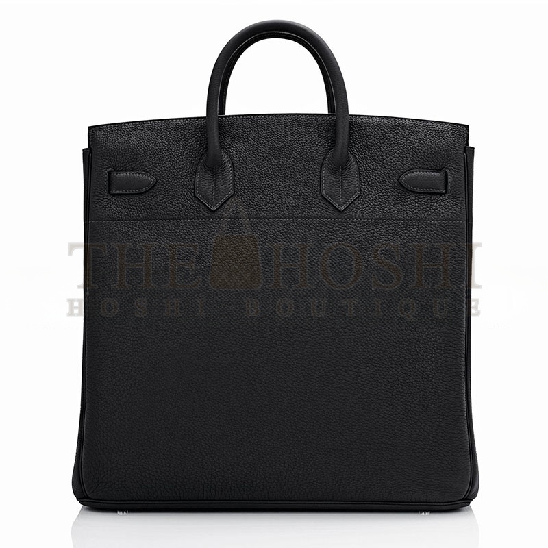 H**me5 HAC BIRKIN 40 BLACK TOGO PALLADIUM BAG (40*38*24cm) Master Quality
